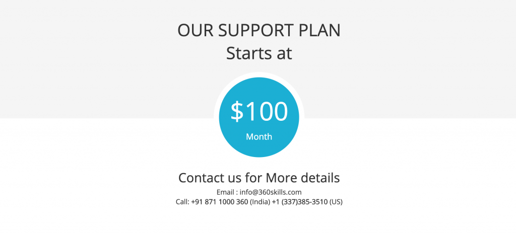 Our-Support Plan Starts from